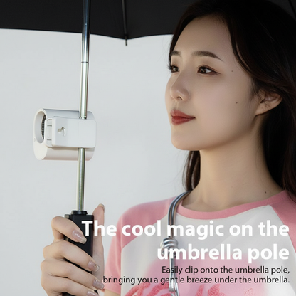 Car Clip on Fan Outdoor Clip Umbrella Fan Waist Clip Electric Fan 360° Rotatable 100-Speed USB Rechargeable Desktop Cooling Fan